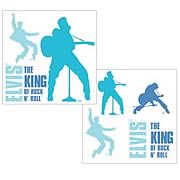 Elvis Presley The King Wall Decal Set